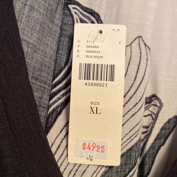 Brand New T.La Black Cover-Up…size XL - Picture 6 of 6